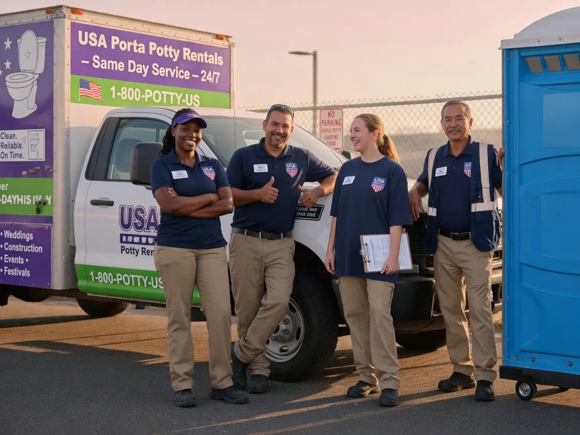 Porta Potty Rental company in Mount Carmel, SC